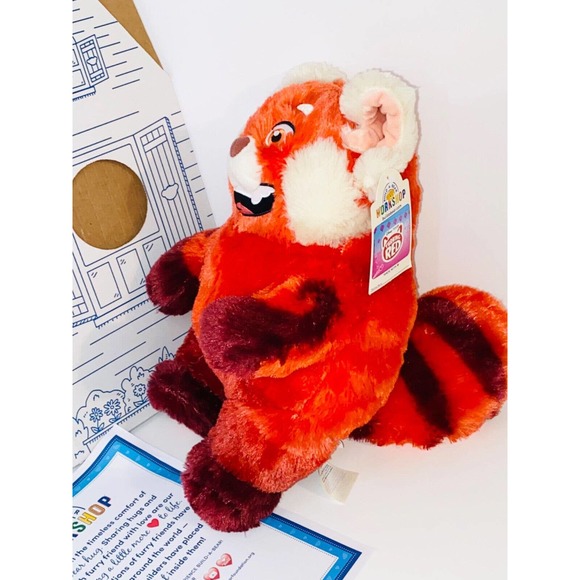 BUILD A BEAR TURNING RED Panda Mei Disney Pixar Plush Stuffed Animal NEW - Picture 10 of 10